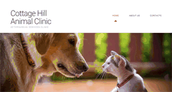 Desktop Screenshot of cottagehillanimalclinic.com