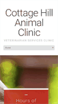 Mobile Screenshot of cottagehillanimalclinic.com